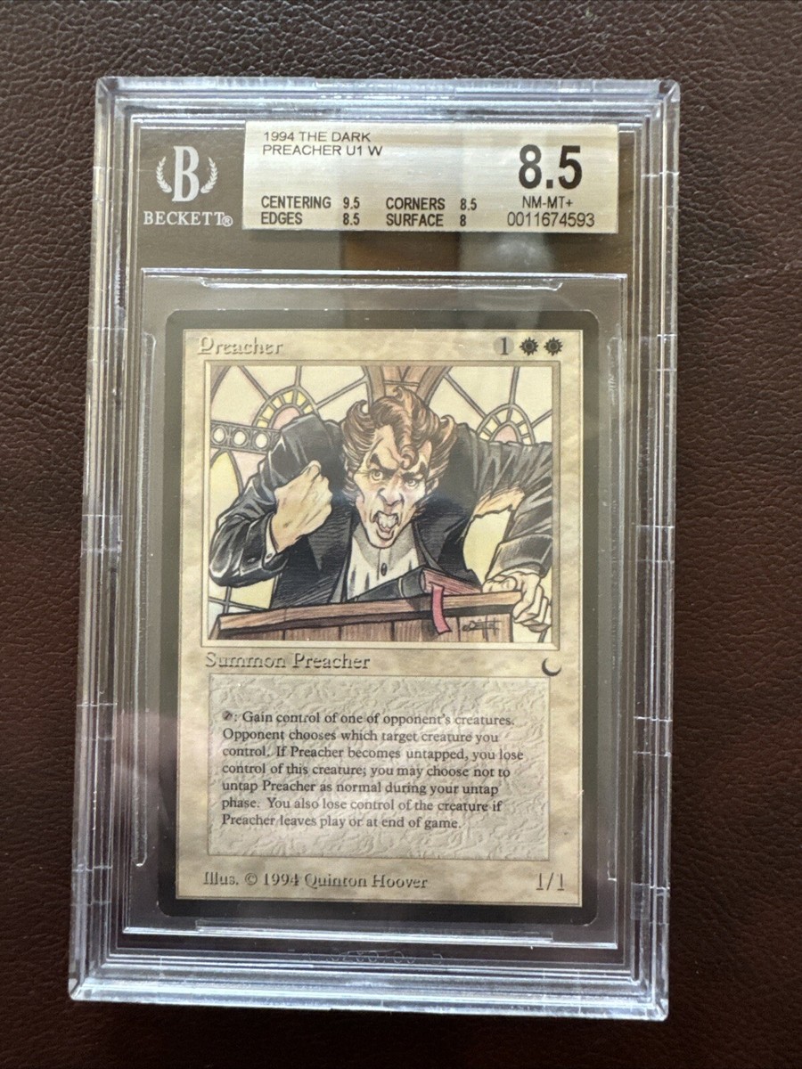 Preacher The Dark BGS 9.5/8.5/8.5/8 NEAR MINT - MT+ Beauty MTG (RG