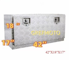 42x18x17 Aluminum Tool Box Trailer Truck Pickup Underbody Underbed Storage 42x18x17 Aluminum Tool Box Trailer Truck Pickup Underbody Underbed Storage