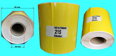 1 Palette -- Rollen Klebeetiketten,  gelb,  144x100mm,  Selbstklebe Etiketten