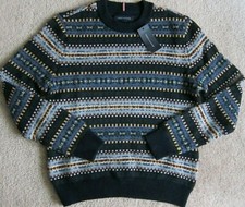 MCS TOMMY HILFIGER Multi "BENNETT" Fair Isle Sweater Men's NWT 129 