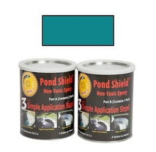 Pond Armor DBLUE-GA Pond Shield Epoxy Liquid Pond Liner - 1.5 Gal, Delta Blue