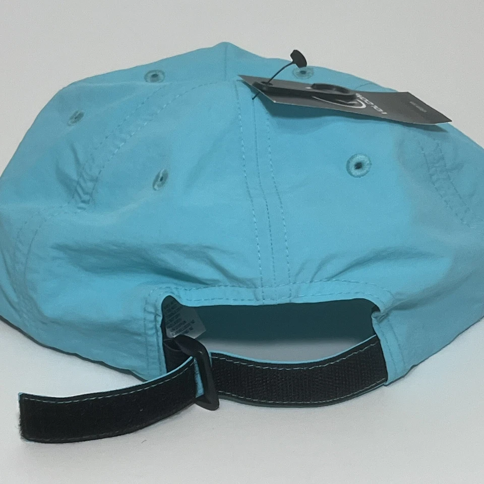 Volcom Light Teal Blue Wave Rider Adjustable Baseball Cap Hat Rope Beach Surf OS - Image 4 of 4