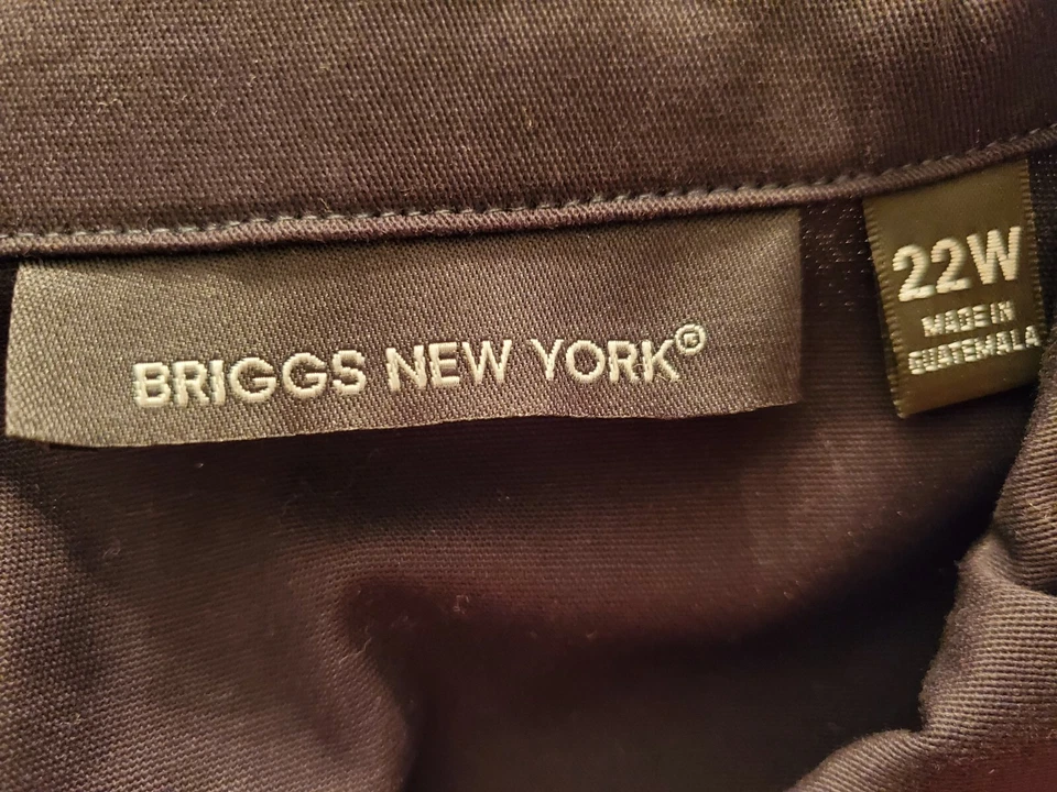Abrigo Chaqueta Briggs New York Mujer Talla 22W Negro NUEVO Foto 2 de 4