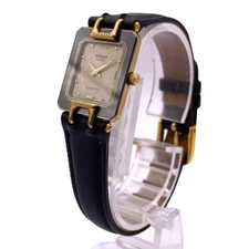 Rado Florence Watch Quartz Women Gold Dial Swiss Square Vintage No Box