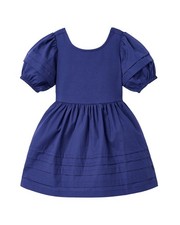 Janie And Jack Pintuck Puff Sleeve Dress