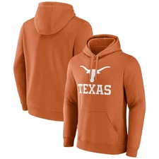 Men's Fanatics  Texas Orange Texas Longhorns Team Lockup Pullover Hoodie