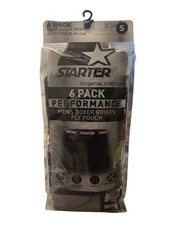 Starter Mens Boxer Briefs Lot of 2 Packs 12 Total Size S Performance New