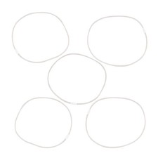 BQLZR 5pcs Elastic Bands Replacement for U87 Microphone Mount Holder Gray