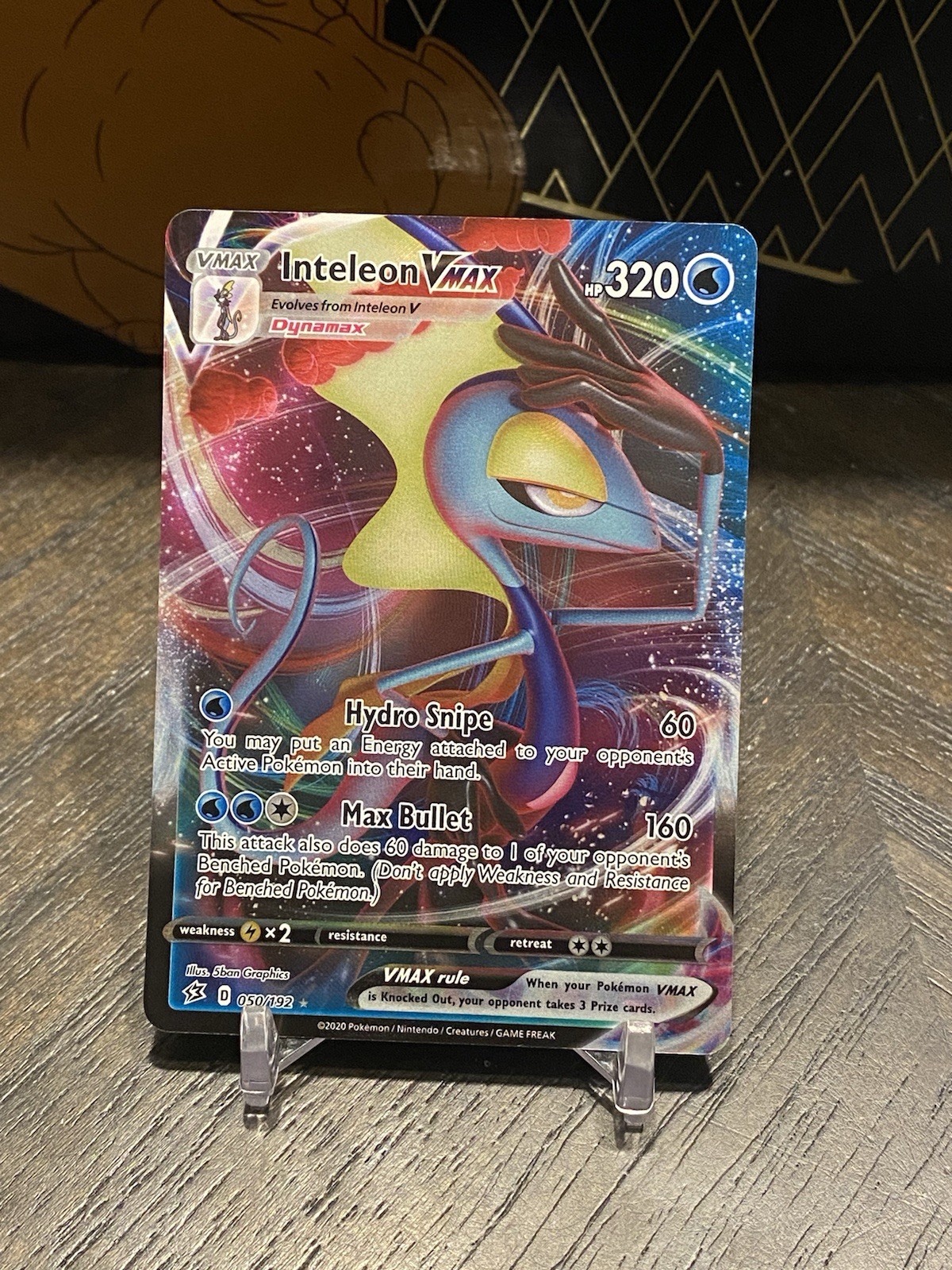 Inteleon VMAX 050/192 Swsh02: Rebel Clash Pokémon TCG