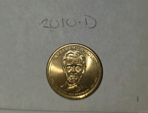 2010-D Presidential Dollar Abraham Lincoln — photo from the most recent tracked eBay sale