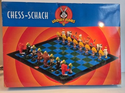 WB Warner Brothers Looney Tunes 3D Chess Schach a la carte OVP Vollständig Retro
