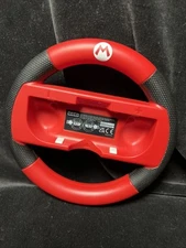 Hori Nintendo Switch Deluxe Wheel Attachment - Mario Kart 8 Mario Design - LOOSE