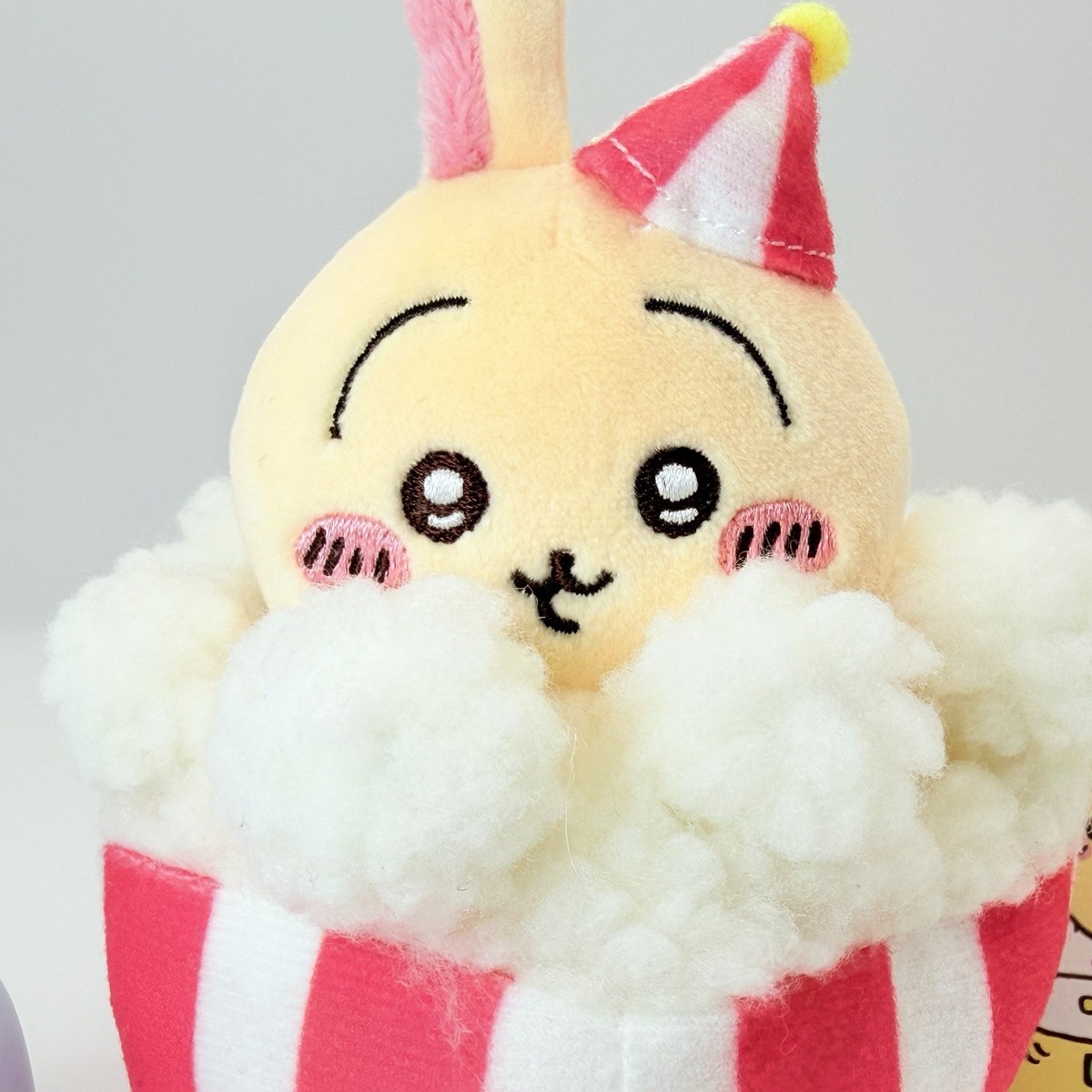 Chiikawa Usagi Plush Mascot Keychain, Popcorn + Figure | USA