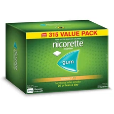 Nicorette Gum 2mg Fresh Fruit 315 Pieces Exclusive Size