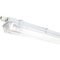 Feuchtraumleuchte Wannenleuchte Mit Led-RöHren 60 Cm 2X 7,5W Neutralweiß IP65