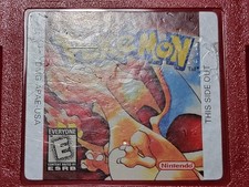 Pokemon Red Version Nintendo GameBoy Color Game - AUTHENTIC & Working Save gbc