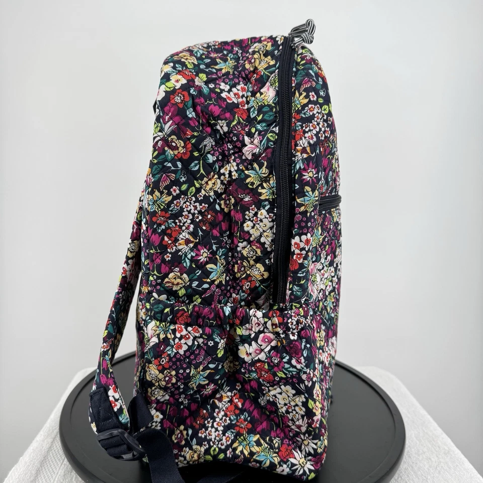 Vera Bradley Itsy Ditsy Floral Print Quilted School/College/Travel Backpack NEW - Image 2 of 4