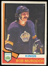1974-75 TOPPS BOB MURDOCH RC LOS ANGELES KINGS #194 EX