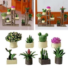 1:64 Miniature Bonsai Plant Doll House Flowerpot Dollhouse Plants
