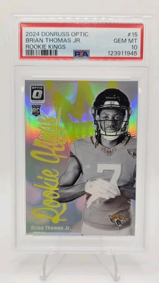 2024 Panini Donruss Optic - Rookie Kings Brian Thomas Jr. #15 (RC) PSA 10