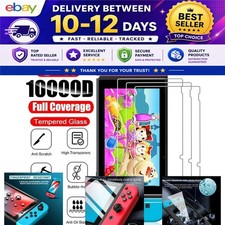 Tempered Glass Screen Protector for Nintendo Switch OLED Lite 1 2 3 Pack