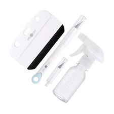 Privacy Window Tint Kit - 4 Pcs Tools w/ Squeegee, Knife, Spray Bottle