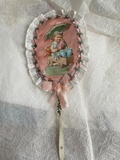 Éventail poupée ancienne accessoires porcelaine