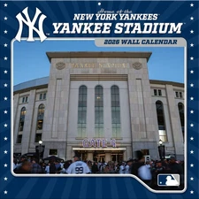 Turner Licensing,  MLB Yankee Stadium 2026 Wall Calendar, 12'' X 12'', 12-Month