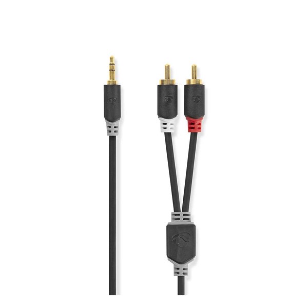 Audiokabel 3.5Mm Klinkenanschluss Auf Doppel-Cinch-Stecker 1M-image