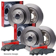 APEC Front & Rear Axle Brake Discs Set & Pads Braking Kit For BMW 5 Series X3 X4