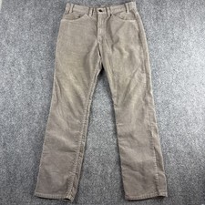 Vintage 1986 Levi's 519 White Tab Corduroy Pants - Grey Taupe 32x31
