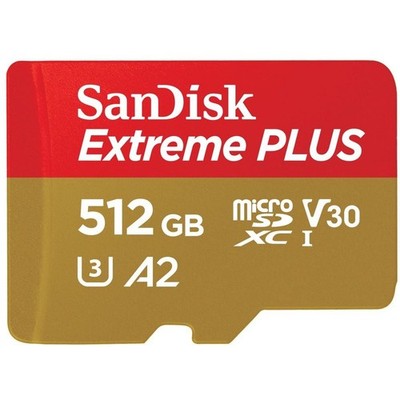 SanDisk Elite Extreme  PLUS UHS-I Speicherkarte 512 GB Micro-SDXC (Class 10)