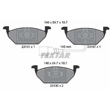 Satz Bremsbeläge Bremsklötze vorne für Audi A2 8Z0 A3 8L1 8P1 8P7 8PA | 23938