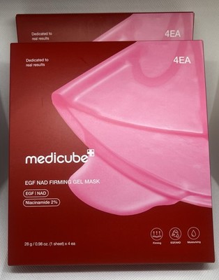 2 Of Medicube EGF NAD Firming Gel Mask   8 Masks Total   NEW