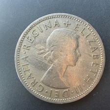 1963 British Two Shillings Queen Elizabeth 2 Schillings Coin Great Condition