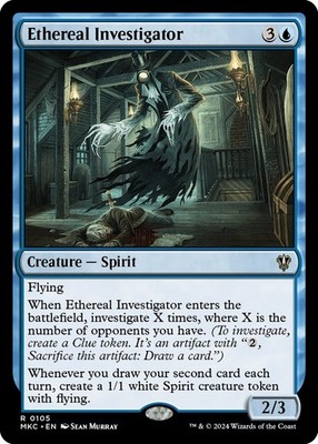 Ethereal Investigator Commander: Murders at Karlov Manor 105 LP Magic MKC