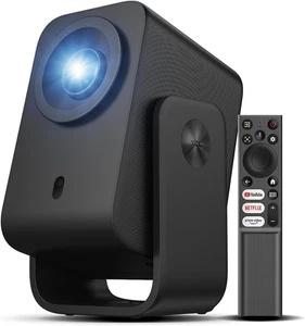 C1 Projecteur intelligent 4K Assistance, Google TV & Netflix sous licence officielle, WIFI et