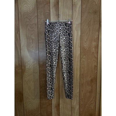 Onzie Flow Leopard Print High Rise Leggings Womens XS Cheetah Animal Activewear