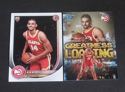 ASA NEWELL RC 2025 Bowman Basketball Rookie Card Chrome Insert #GL23 Base #23