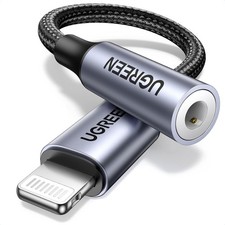 UGREEN Lightning to 3.5Mm Headphone Jack Adapter [Mfi Certified] Iphone Earphone