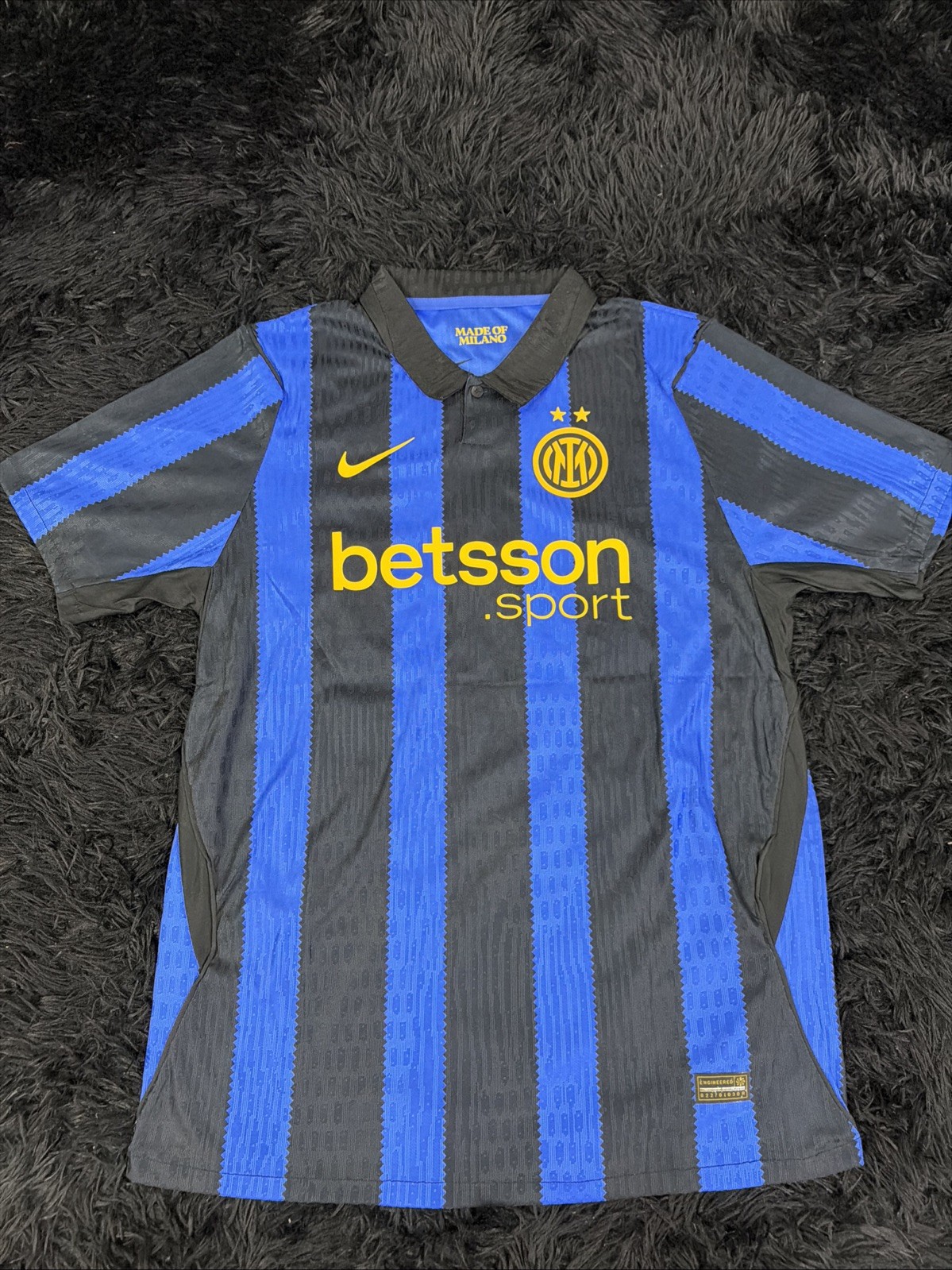 Inter Milán 26/27 Home PLAYER VERSION SLIM FIT Nicolo Barella Soccer Jersey