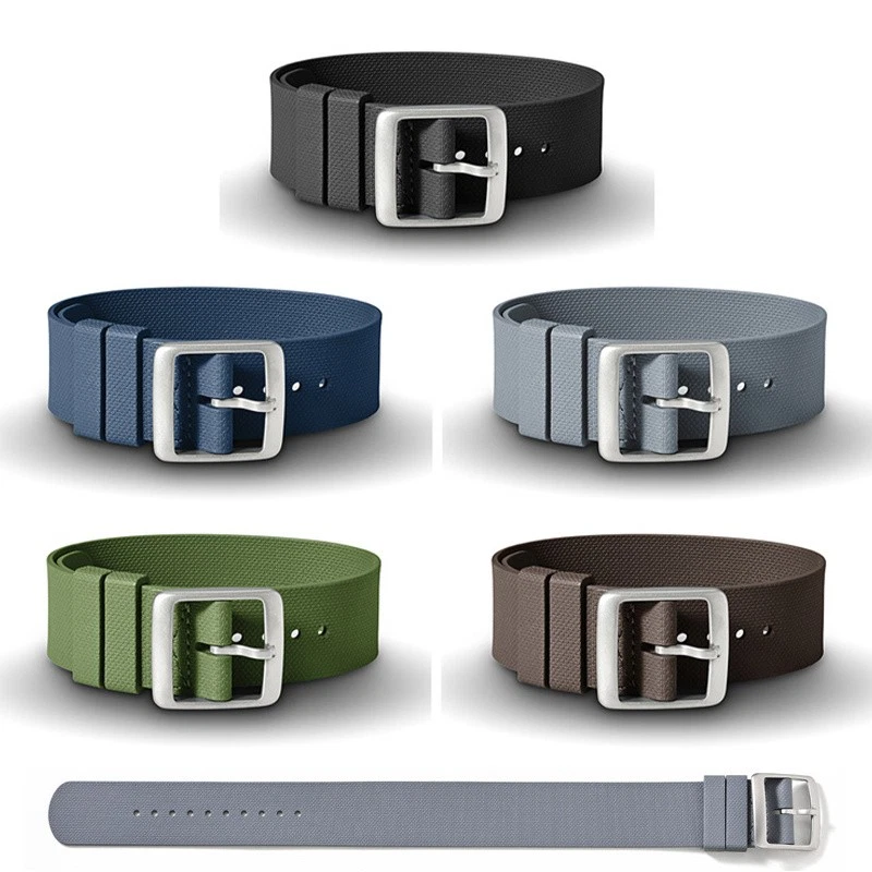 20MM 21MM 22MM Soft Comfortable Watch Strap One Piece Style Replacement Band