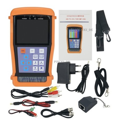 TE-300 CCTV Tester PRO IPC Tester 3.5'' LCD RS485 PTZ Control For Analog Camera *