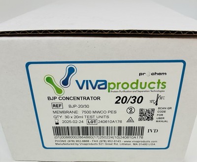   VIVA Products BJP Concentrator 20ml Spinal Fluid Or Urine Proteins 30 Tests