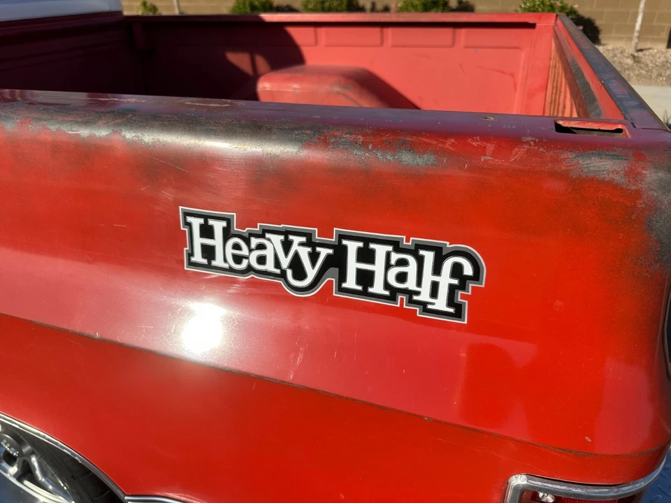 Par de calcomanías adhesivas de media réplica pesada, se adapta a Chevrolet GMC Sierra C10 C15 Foto 4 de 4