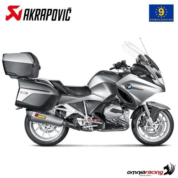 Escape Akrapovic homologado titanio deslizable BMW R1200RT 2014-2016 Foto 2 de 4