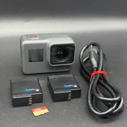 GoPro Hero 5 Black Edition 4K Action Camera w/ 64GB SD, Extra Battery and Cable