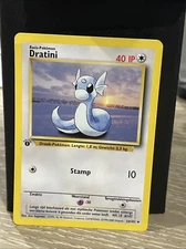 Dratini 26/102 1st Edition Base Set NM DUTCH Pokémon Free Ship