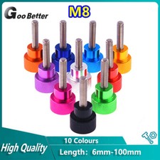 M8 Knurled Thumb Screw Hand Tighten Screw For Case Cover Hand Grip Knob Bolt