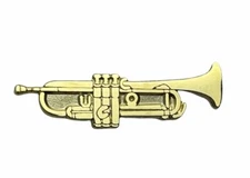 Trumpet Musical Instrument 1 inch Hat or Lapel Pin AV0183 F5D25B
